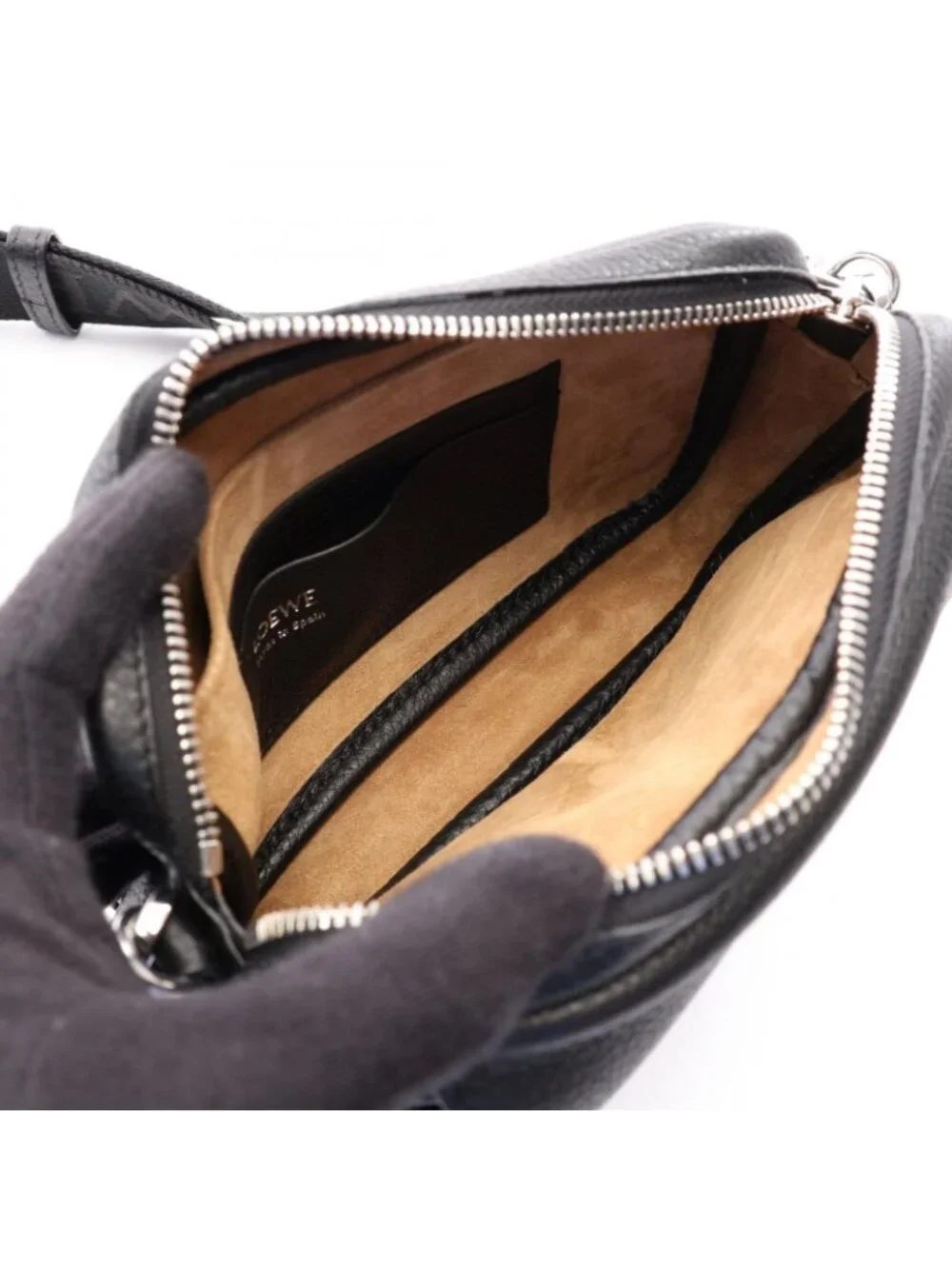 Loewe Shoulder Bag Pebble Messengerbag Small Leather